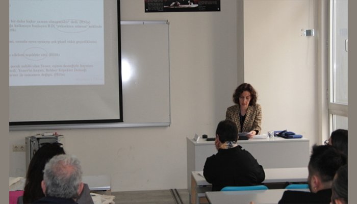 Prof. Dr. Mine Güven'den "Çevrimiçi Haberlerde Aktarım: Kimin Sözü? Kimin Sesi” başlıklı bildiri
