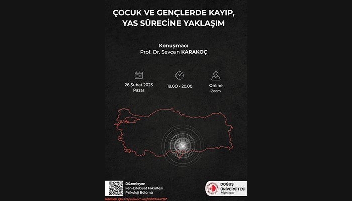 Psikoloji Bölümünün Deprem Sonrası Webinar Etkinliği 2