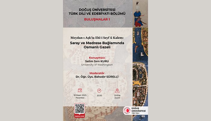  Türk Dili ve Edebiyatı Bölümü Edebiyat Buluşmaları 1: Doç. Dr. Selim Sırrı Kuru’nun Webinarı