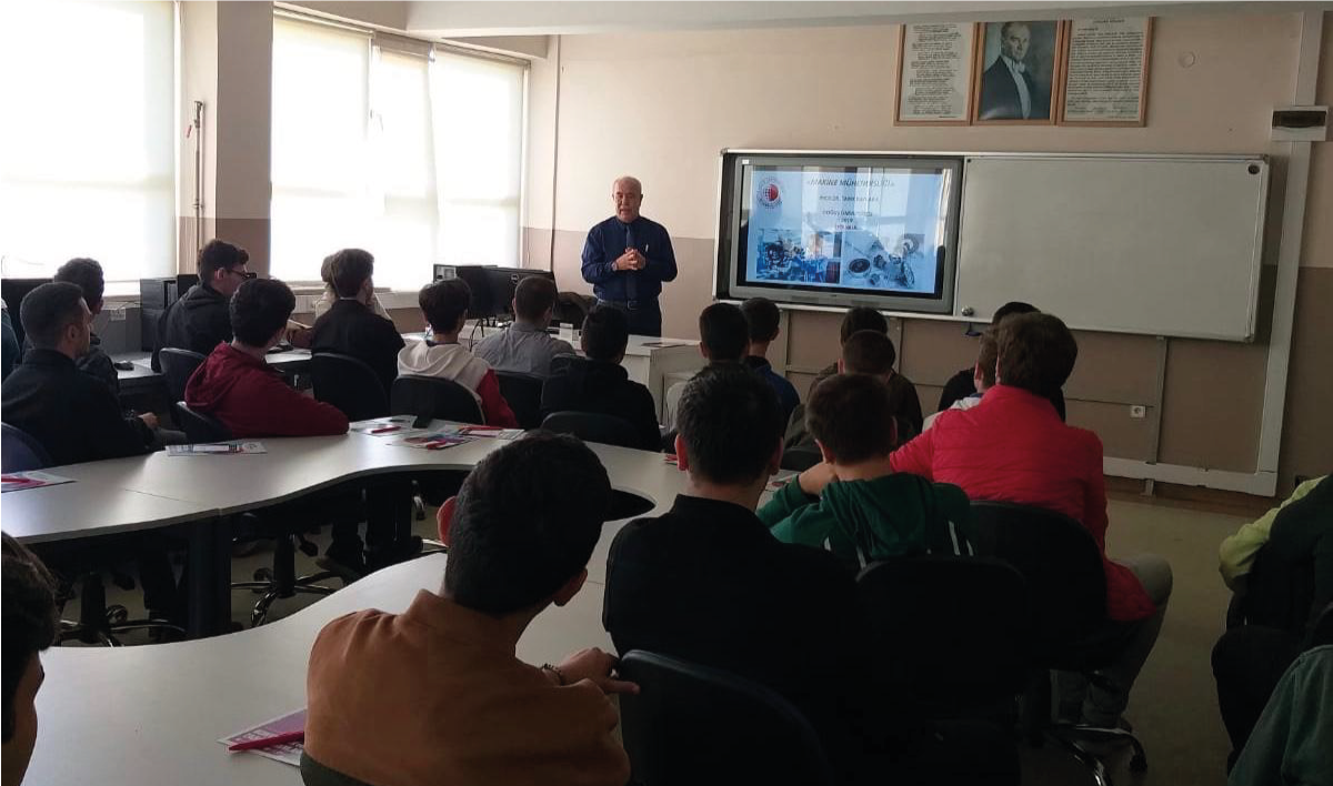 Profesör Doktor Tarık Baykara Haydarpaşa Teknik Anadolu Lisesi Öğrencileriyle Buluştu