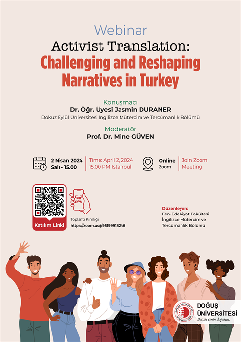 İngilizce Mütercim Tercümanlık Bölümünün 2 Nisan Tarihli Webinar Etkinliği