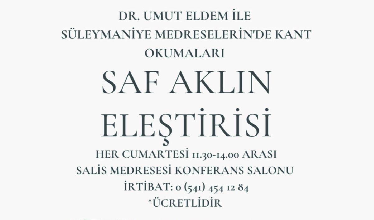 Dr. Öğr. Üyesi Umut Eldem'in Semineri