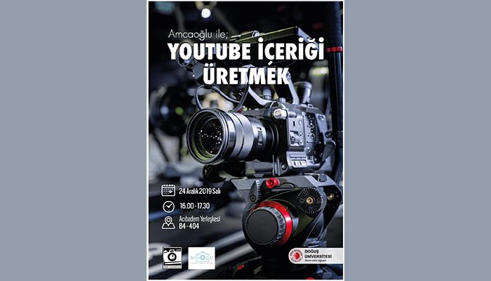 Sinema ve Fotoğrafçılık Kulübü Youtuber Ümit Akbaş Söyleşisi